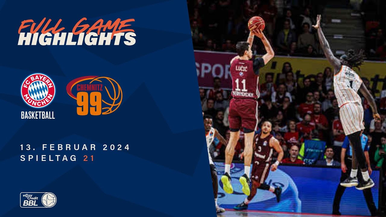 FC Bayern München Basketball vs. NINERS Chemnitz - Game Highlights