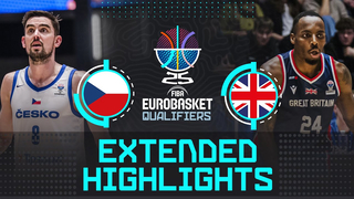 Czechia vs Great Britain | Extended Highlights | FIBA EuroBasket 2025 Qualifiers