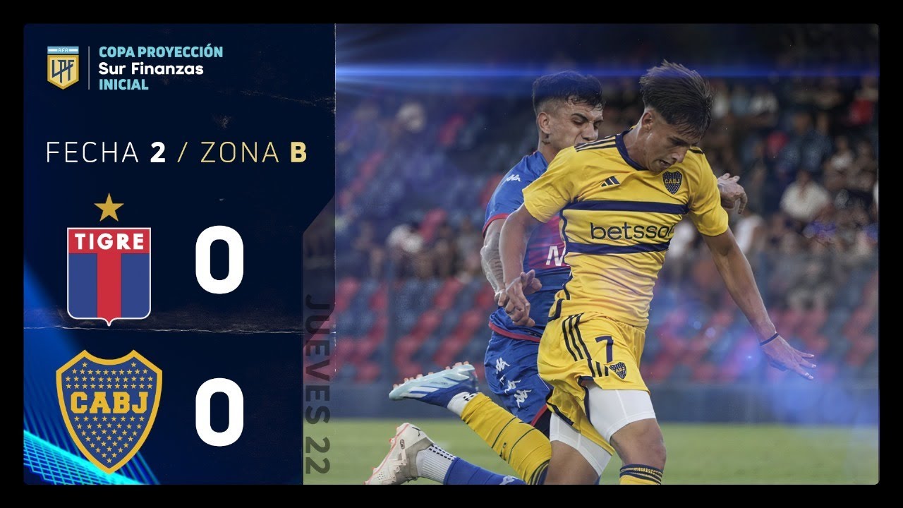 TIGRE 0 - 0 BOCA | Match Summary | #CopaProyección Sur Finanzas 2024
