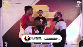 SlapFIGHT: Heavyweight Boxer SLAPS a TANK!