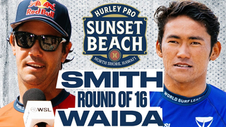 Jordy Smith vs Rio Waida | Hurley Pro Sunset Beach 2024 - Round of 16