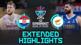 Croatia vs Cyprus | Extended Highlights | FIBA EuroBasket 2025 Qualifiers