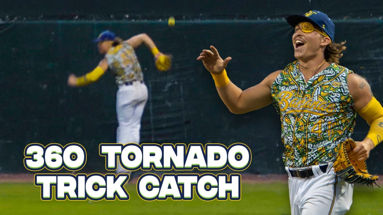 Behind The Back 360 Tornado Catch | The Savannah Bananas