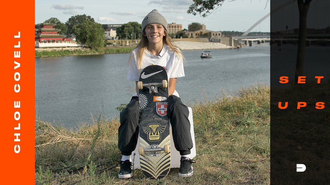 Setups: 12-Year-Old Chloe Covell Reveals Monarch Project Skateboard, Nike SB Gear, and More
