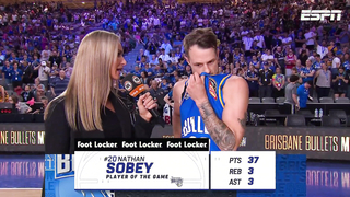 Nathan Sobey post-game interview vs Adelaide 36ers - Round 19, NBL24