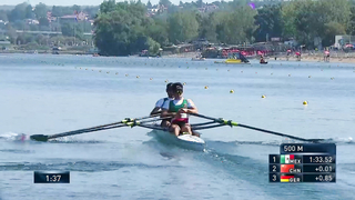 2023 World Rowing Championships - Lightweight Men's Double Sculls B-Final - Olympic Qualification
