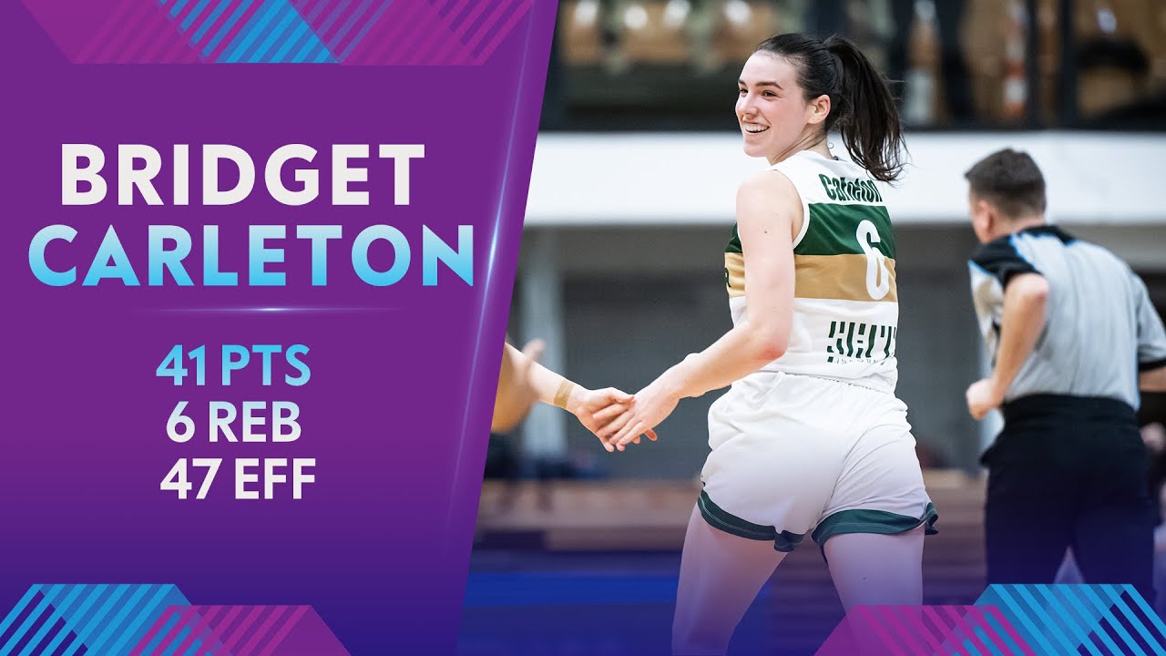 Bridget Carleton's unbelievable 41-PTS game against Polkowice | EuroLeague Women 2023-24