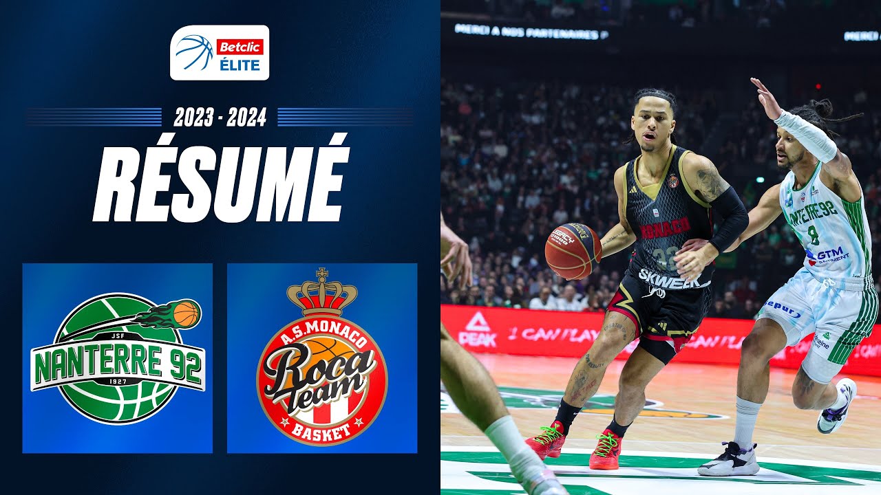 Nanterre vs. Monaco | Summary 2023/2024 | LNB Officiel