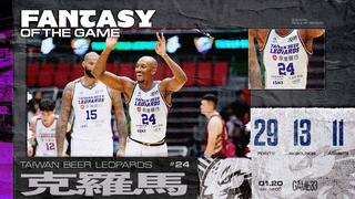 Triple-Double for the Third Time,  Kromah Highlights｜Regular Season GAME33 Tainan TaiSteel Eagles vs. Taiwan Beer Yongfeng Clouded Leopards