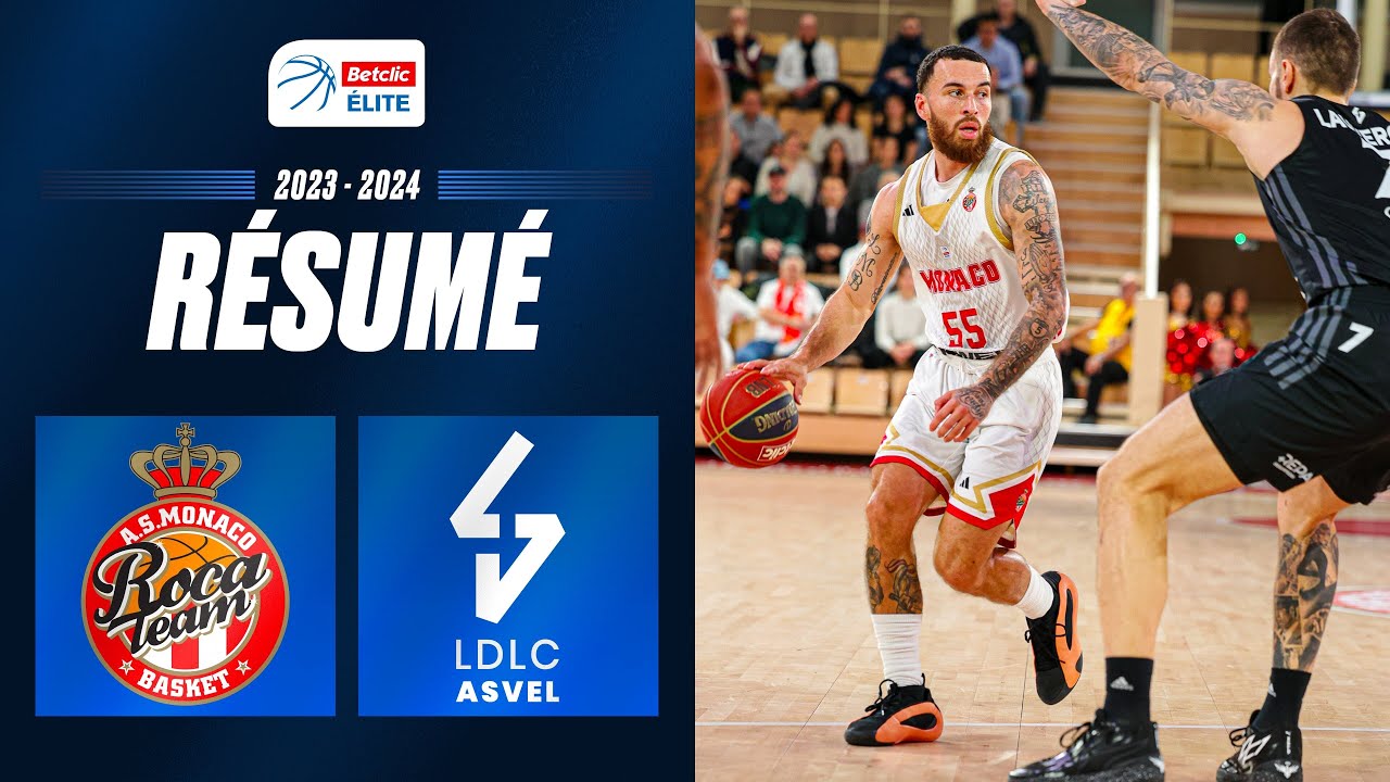 Monaco vs. Lyon Villeurbanne | Summary 2023/2024 | LNB Official