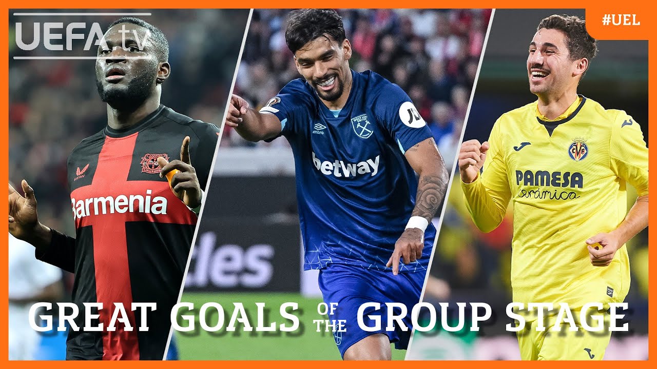 UEFA Europa League Group Stage: Top Goals ft. Boniface, Paquetá, Comesaña"