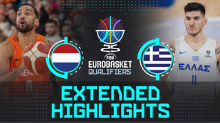 Netherlands vs Greece | Extended Highlights | FIBA EuroBasket 2025 Qualifiers