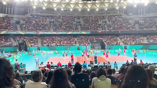 The Atmosphere of Women's Volleyball - Chile vs. Dominican Republic | Santiago 2023