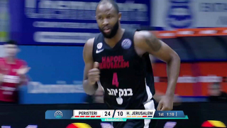 Peristeri bwin vs. Hapoel Bank Yahav Jerusalem Highlights | Basketball Champions League 2023-24