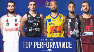 The Best Plays of the 13th Matchday of Serie A: Mannion, Grazulis, Logan, Hackett, Tessitori