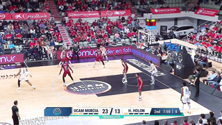 UCAM Murcia vs. Hapoel Holon Highlights | Basketball Champions League 2023-24