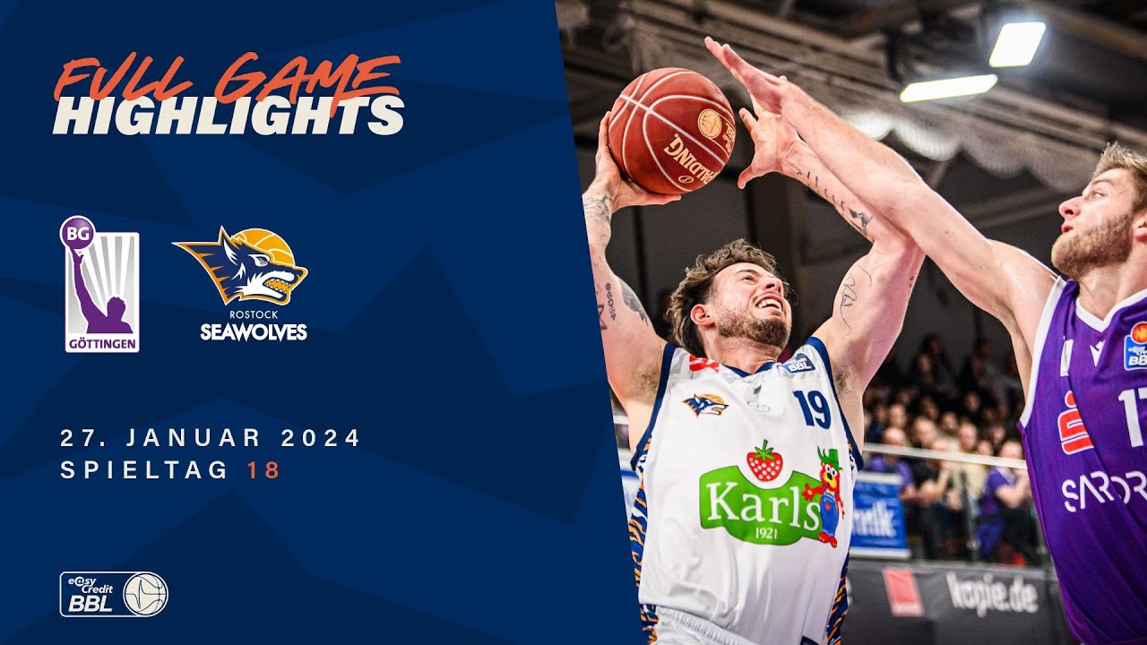BG Göttingen vs. ROSTOCK SEAWOLVES Highlights | easyCredit BBL