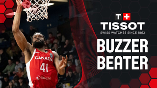 Lloyd Pandi's TISSOT Buzzer Beater at FIBA AmeriCup 2025 Qualifiers!