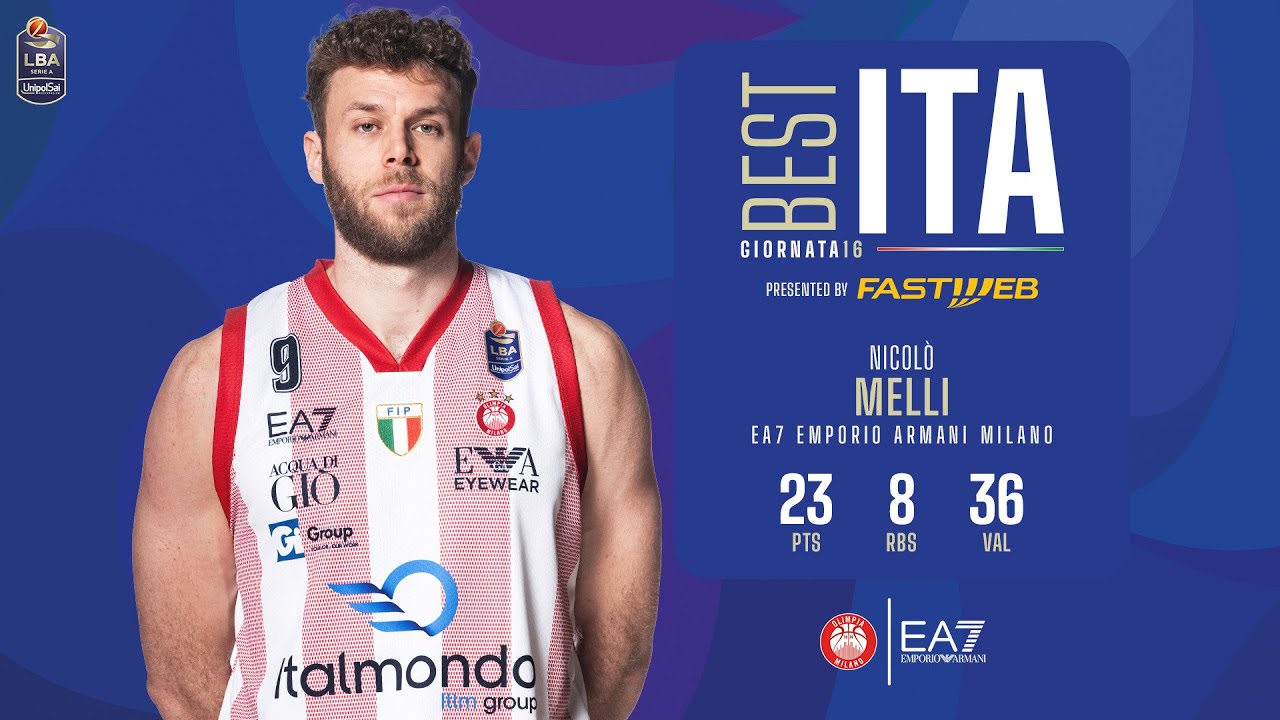 The Italian MVP: Nicolò Melli Clinches Fastweb Award | Gameday 16