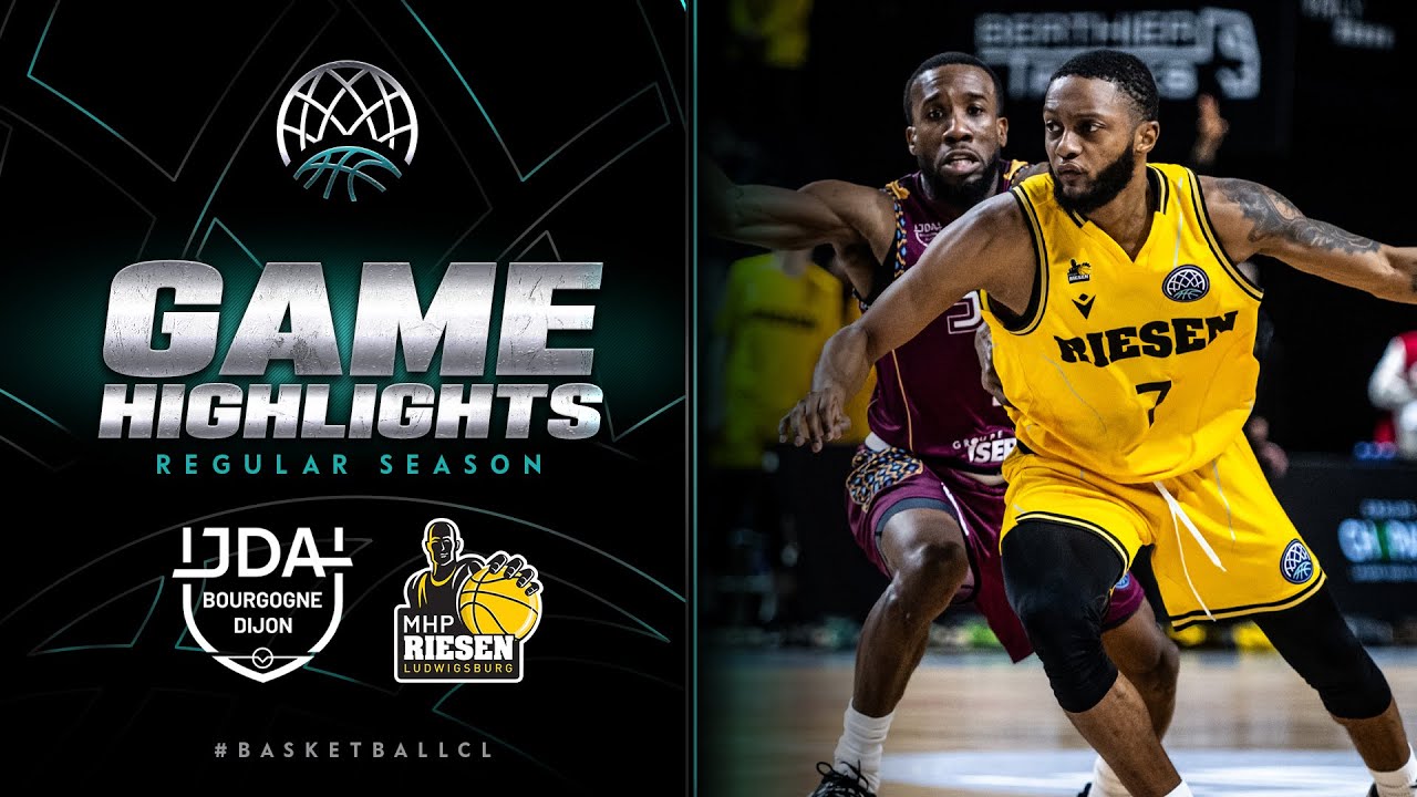 JDA Bourgogne Dijon vs. MHP RIESEN Ludwigsburg | Gameday 1 Highlights | Basketball Champions League 2023-24