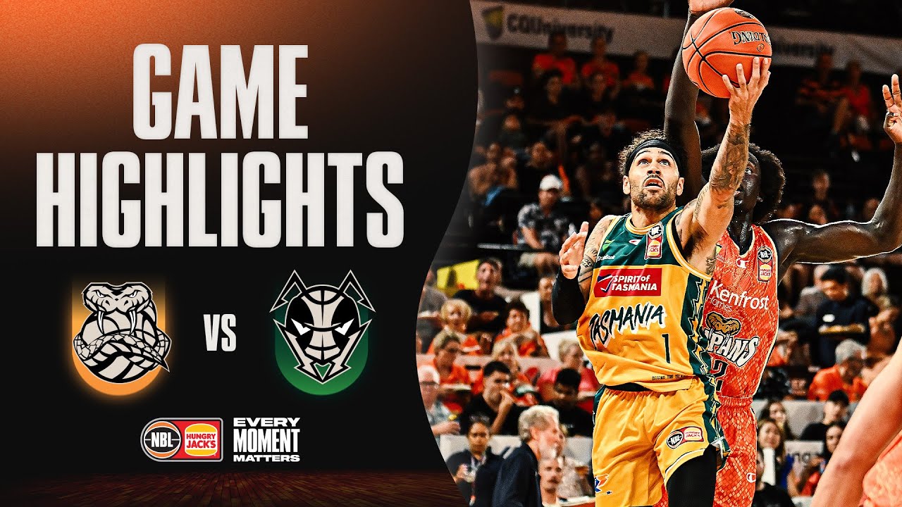 Cairns Taipans vs. Tasmania JackJumpers - Game Highlights - Round 18, NBL24