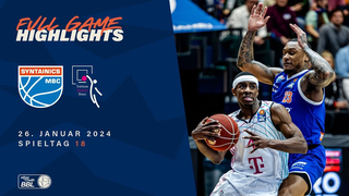 SYNTAINICS MBC vs. Telekom Baskets Bonn | Full Game Highlights | Matchday 18, Season 23/24