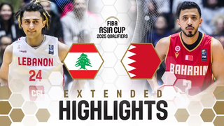 Lebanon v Bahrain | Extended Highlights | FIBA Asia Cup 2025 Qualifiers