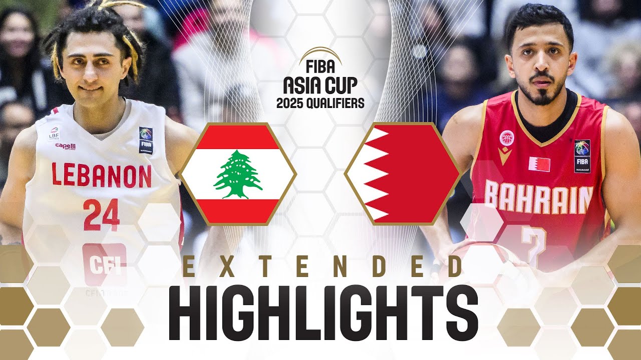 Lebanon v Bahrain | Extended Highlights | FIBA Asia Cup 2025 Qualifiers