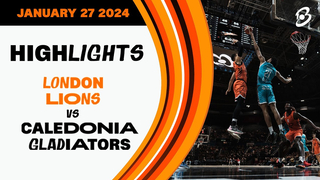 Exciting Matchup: London Lions vs. Caledonia Gladiators | Game Highlights | 01/27/2024