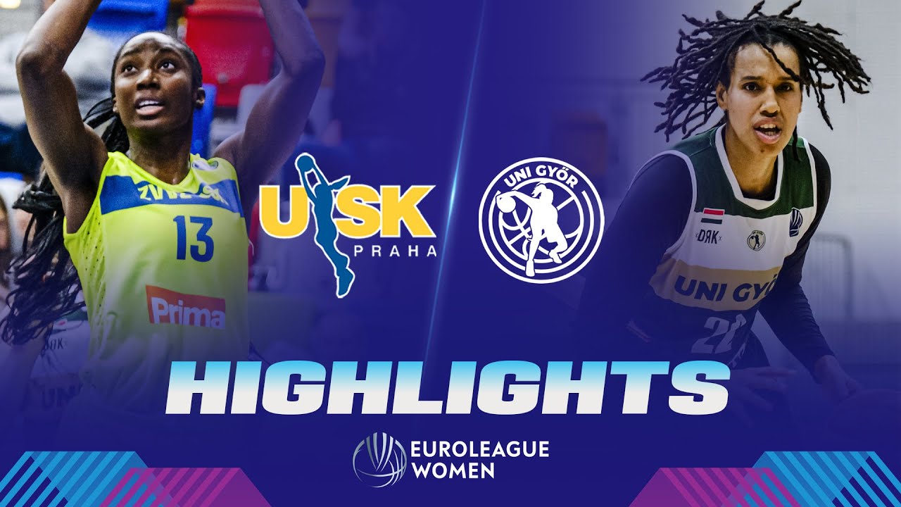 Thrilling Matchup: ZVVZ USK Praha vs. Serco UNI Gyor | EuroLeague Women 2023/24 Highlights