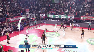 Intense Showdown: Pinar Karsiyaka vs. Lenovo Tenerife Highlights | Basketball Champions League 2023-24