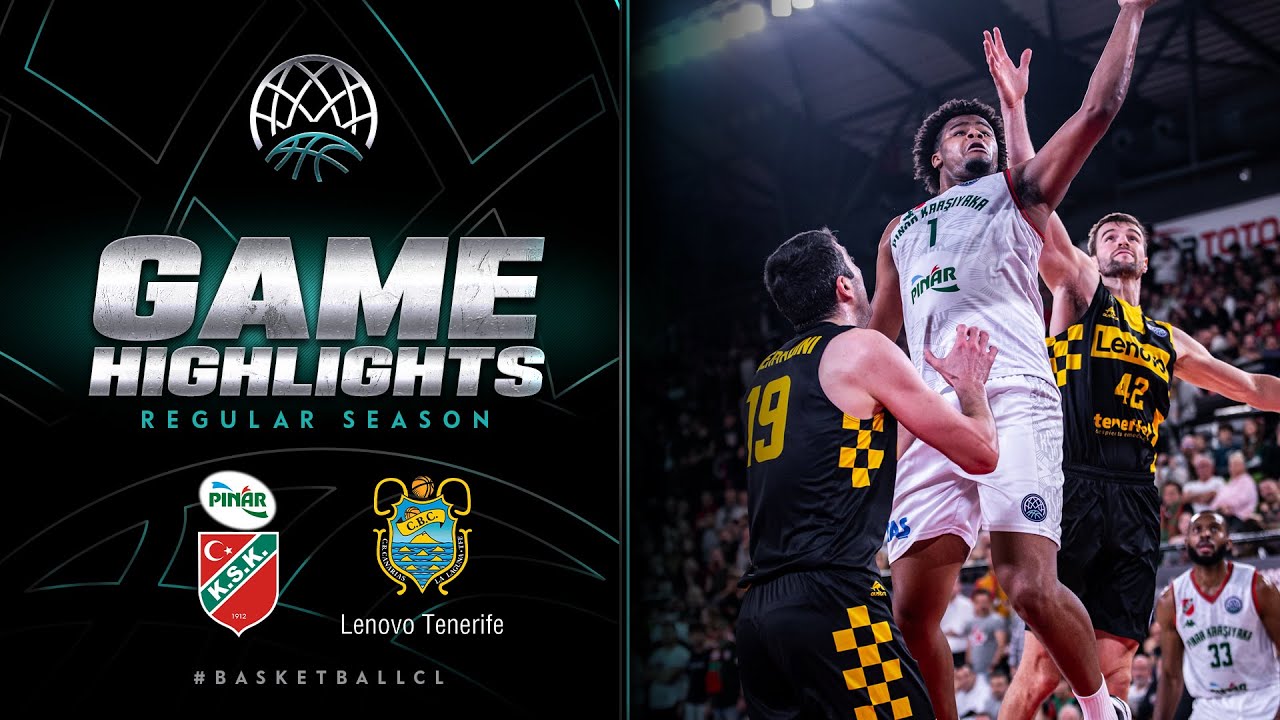 Intense Showdown: Pinar Karsiyaka vs. Lenovo Tenerife Highlights | Basketball Champions League 2023-24