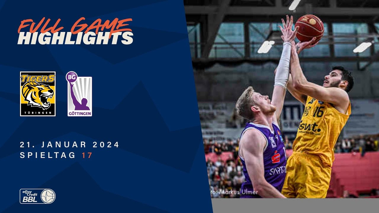 Exciting Matchup: Tigers Tübingen vs. BG Göttingen Highlights!"