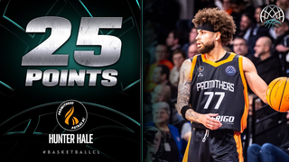 Hunter Hale (25 PTS | 25 EFF) | Player Highlights | MSB v PROM | #BasketballCL 2023-24