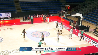 Levi Randolph (29 PTS | 26 EFF) | Player Highlights | JLM v SLB | #BasketballCL 2023-24