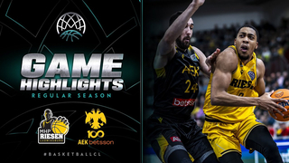 MHP RIESEN Ludwigsburg v AEK BETSSON BC | Gameday 6 | Highlights | #BasketballCL 2023-24