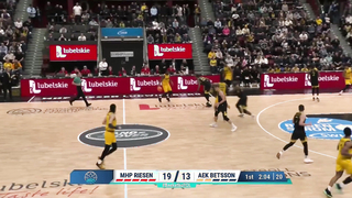 MHP RIESEN Ludwigsburg v AEK BETSSON BC | Gameday 6 | Highlights | #BasketballCL 2023-24