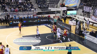 Akwasi Yeboah (26 PTS | 29 EFF) | Player Highlights | PAOK v GALA | #BasketballCL 2023-24