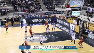 Akwasi Yeboah (26 PTS | 29 EFF) | Player Highlights | PAOK v GALA | #BasketballCL 2023-24