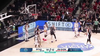 Rytas Vilnius v JDA Bourgogne Dijon | Gameday 6 | Highlights | #BasketballCL 2023-24