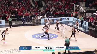 Rytas Vilnius v JDA Bourgogne Dijon | Gameday 6 | Highlights | #BasketballCL 2023-24