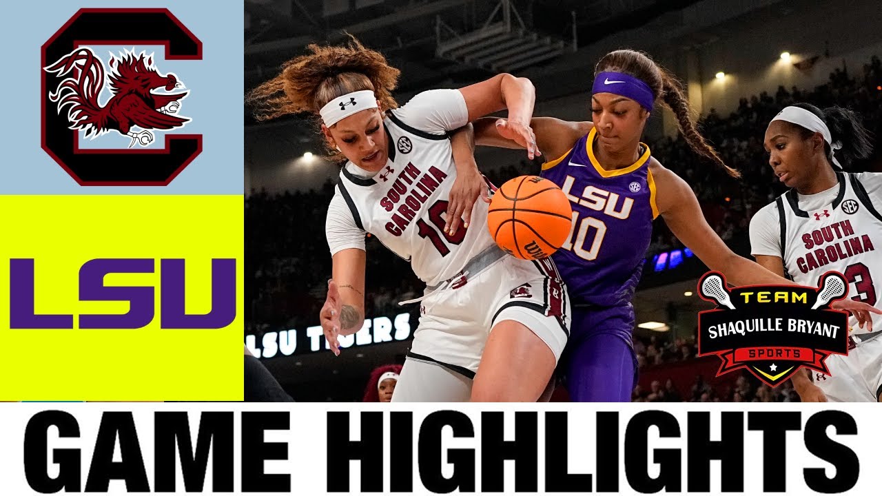 #1 South Carolina vs #8 LSU Highlights | SEC Basketball Championship | 2024 College Basketball