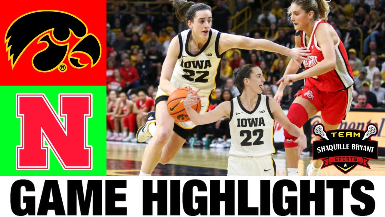 #3 Iowa vs Nebraska Highlights | Big Ten Women's Championship | 2024 College Basketball