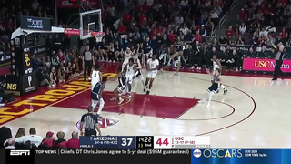 #5 Arizona vs USC Highlights | NCAA Men's Basketball | 2024 College Basketball