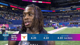 Xavier Worthy Sets Record at NFL Scouting Combine with a 4.21 40-yard dash!