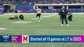 Best Workouts of Offensive Lineman | 2024 NFL Scouting Combine