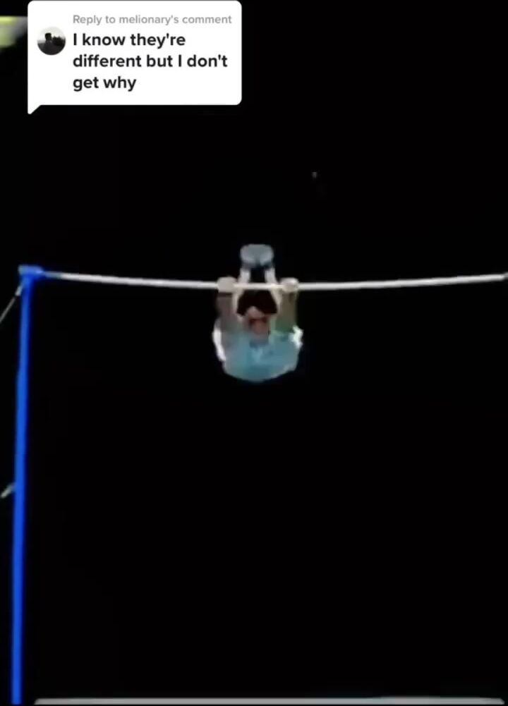 The difference between men’s and women’s gymnastics