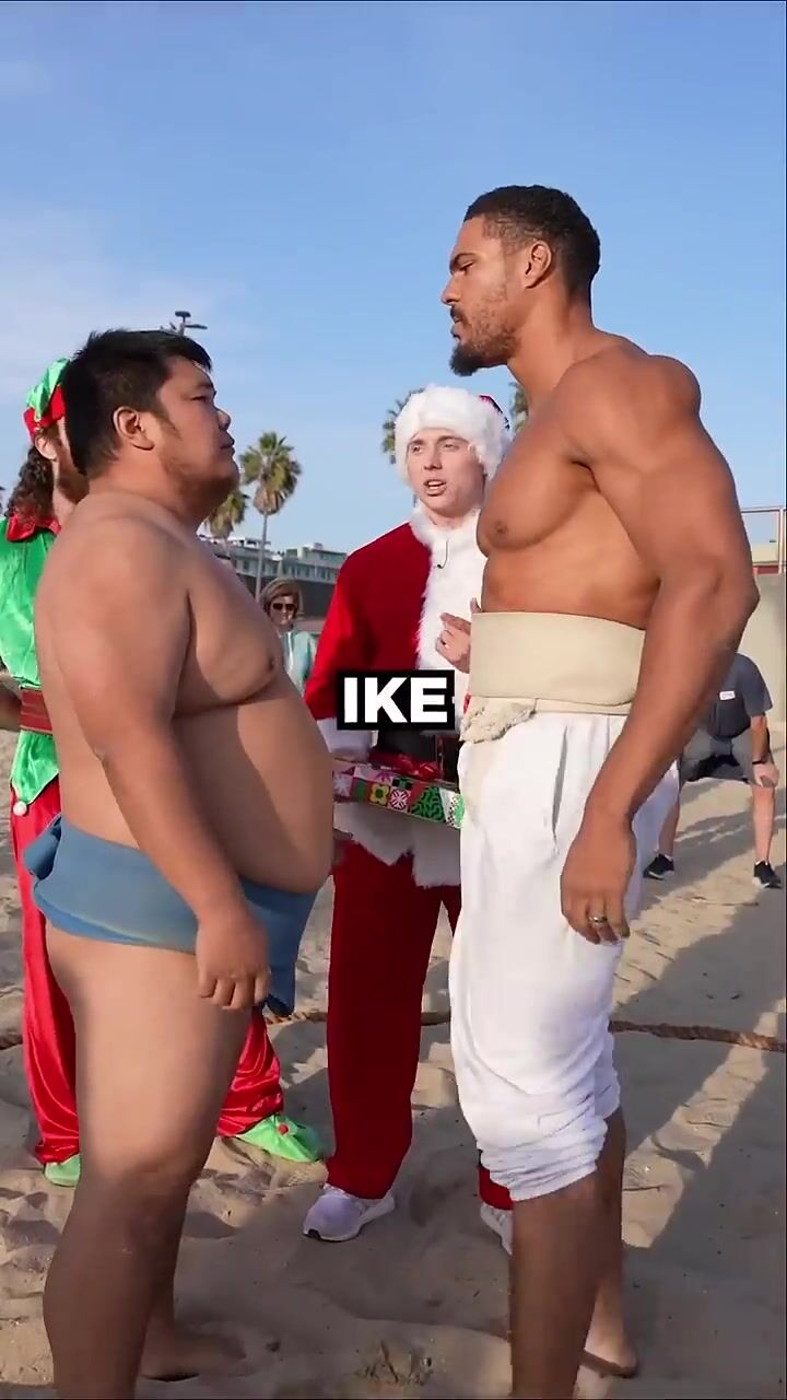6’9 Giant VS Sumo Wrestler!