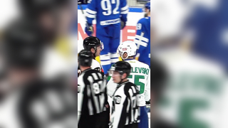 During a conversation overheard at the rink, players and referees were seen discussing the finer points of executing face-offs