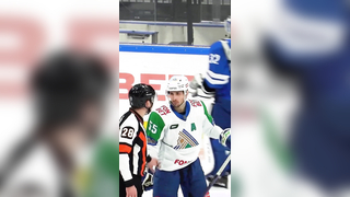 During a conversation overheard at the rink, players and referees were seen discussing the finer points of executing face-offs